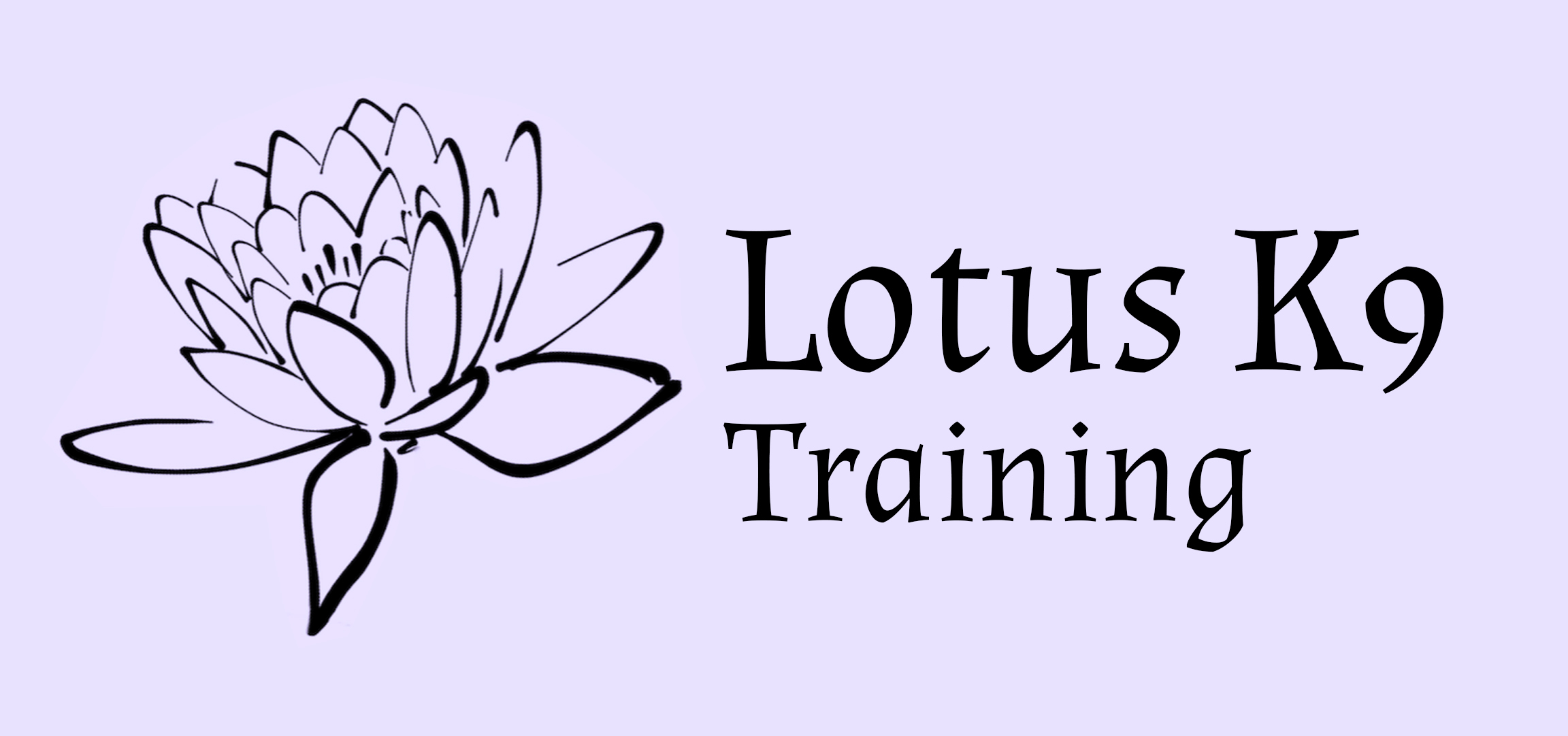 Lotus K9 Landscape Logo